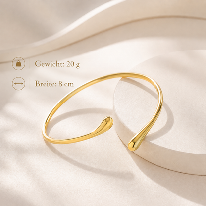 Eleganter Gold-Armreif für Damen