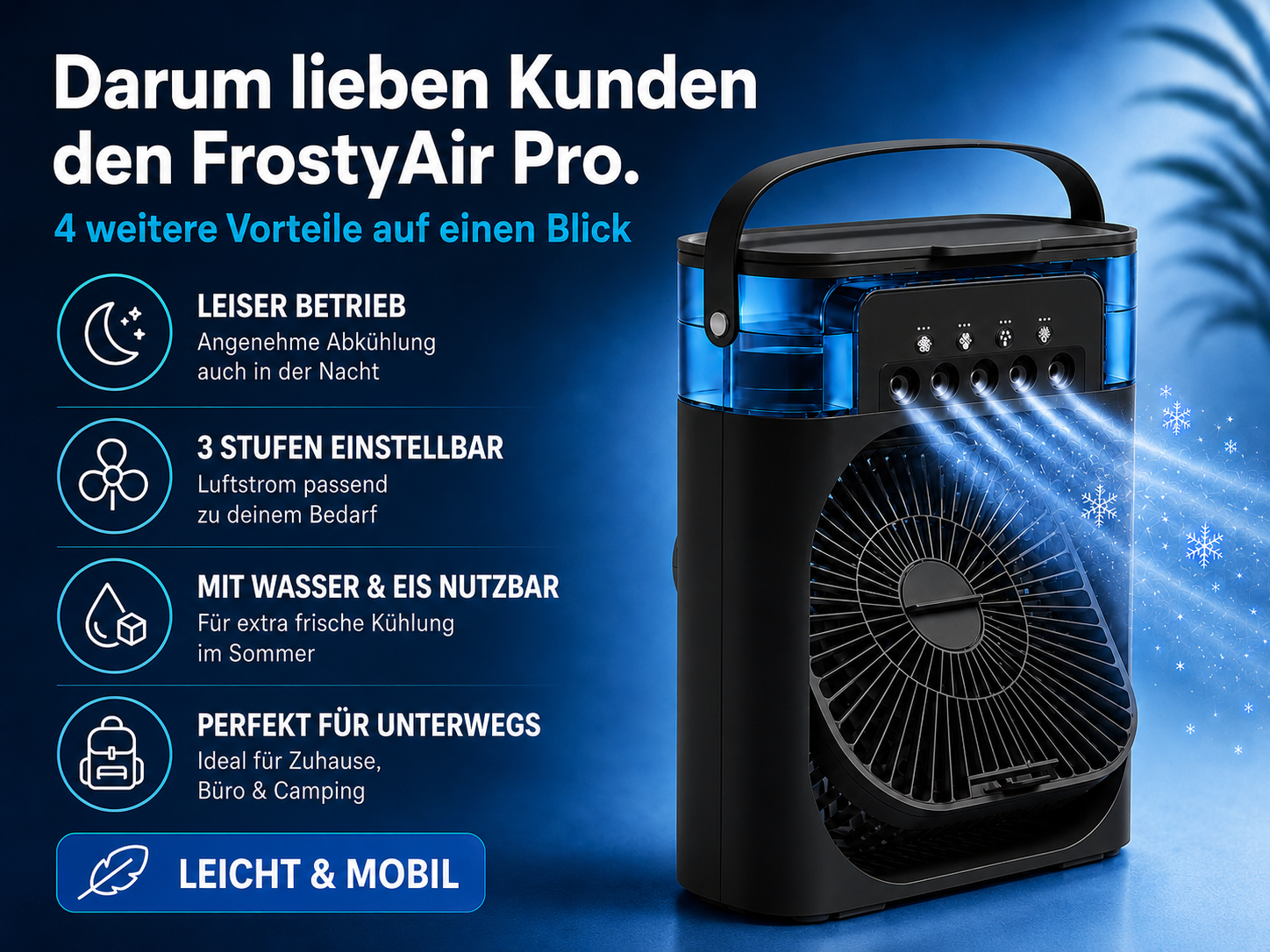 Erleben Sie die Vorteile der Luftkühlung.